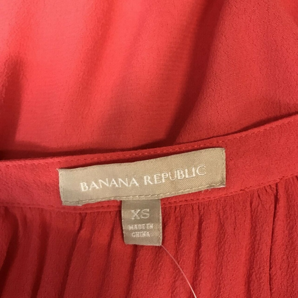 Banana Republic 3/4 Sleeve Button Up Top Sz XS - Picture 5 of 6